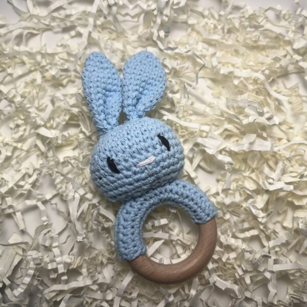 Ropotuljica zajcek modra_1000x1000 Ropotuljica zajček - Darilo ob rojstvu